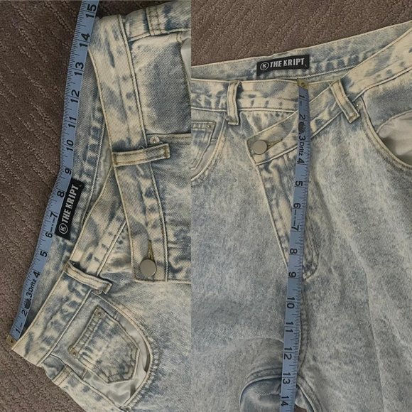 Wrap asymmetrical jeans - Picture 4 of 5